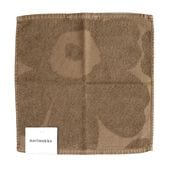マリメッコ marimekko タオル ハンドタオル ミニタオル ハンカチ UNIKKO ウニッコ ダークサンド 071781 300 名入れ 刺しゅう可有料 北欧雑貨 北欧デザイン  クロネコゆうパ