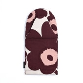 マリメッコ marimekko ミトン Pieni Unikko ウニッコ 鍋つかみ バーガンディ 071764 832 名入れ 刺しゅう可有料 北欧雑貨 北欧デザイン クロネコゆうパケット限定 送料