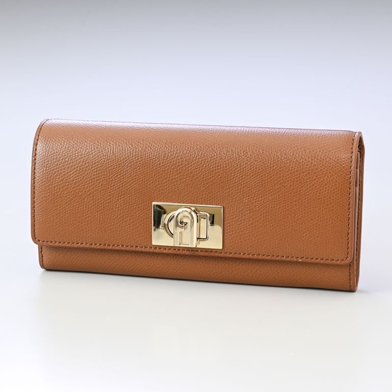 フルラ FURLA 長財布 レディース ターンロック ウォレット コニャック PCV0ACO ARE000 03B00 1007 名入れ可有料 箔押し 【スペシャルラッピング660円(別売り)】