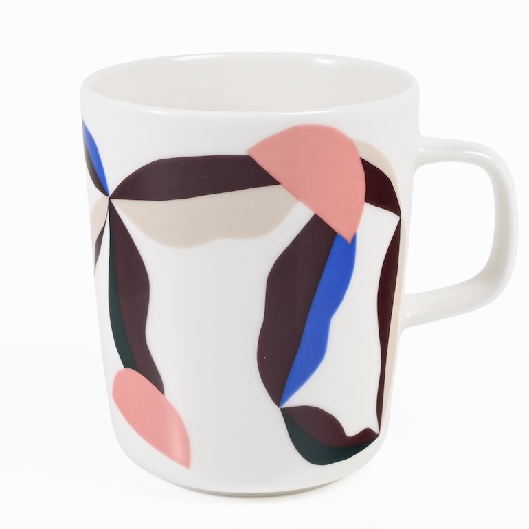 【名入れ可有料】マリメッコ marimekko マグカップ コップ 250ml BERRY ベリー ホワイト×ダークワイン 071850 153 北欧食器 洋食器【スペシャルラッピング660円(別売り)】
