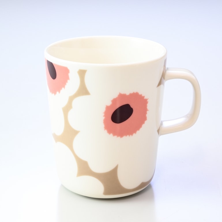 【名入れ可有料】マリメッコ marimekko マグカップ コップ 250ml UNIKKO ウニッコ クレイ×ホワイト 071830 183 北欧食器 洋食器【スペシャルラッピング660円(別売り)】
