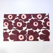 マリメッコ marimekko ティータオル キッチンタオル Pieni Unikko ピエニ ウニッコ バーガンディ×コットン 071763 832 北欧雑貨 北欧デザイン クロネコゆうパケット限定