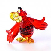 Swarovski 赤い牛のクリスタルフィギュア スワロフスキー