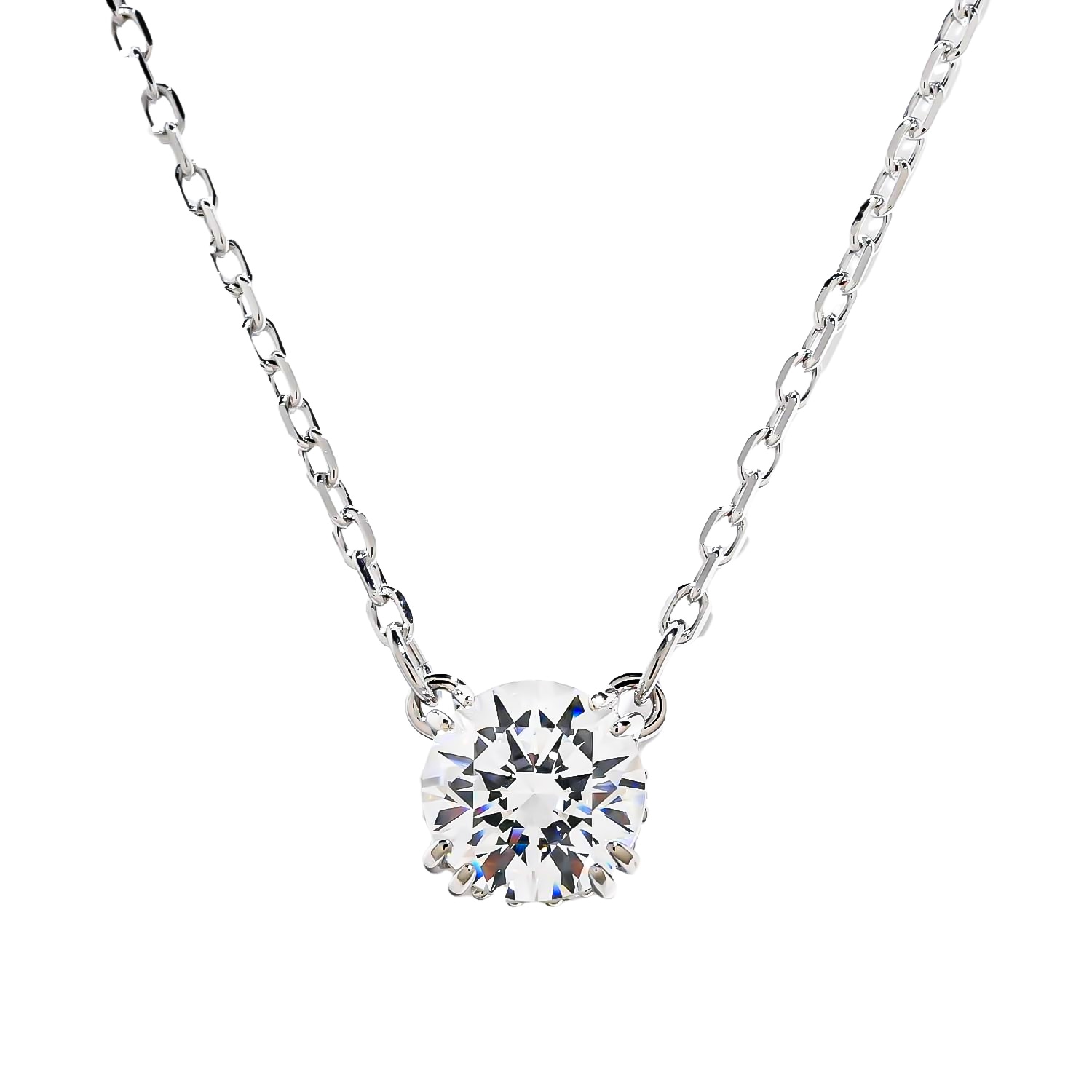 スワロフスキー SWAROVSKI ネックレス レディース Constella コンステラ ラウンドカット ペンダント シルバー 5636706【スペシャルラッピング660円(別売り)】