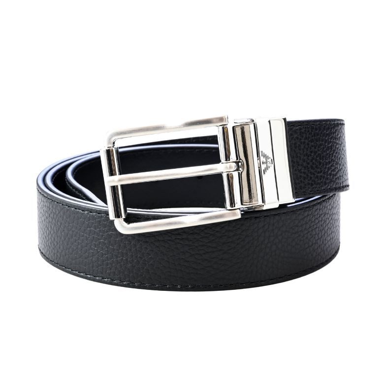 エンポリオ アルマーニ EMPORIO ARMANI ベルト メンズ 幅3.5cm ストリンガシステム対応 リバーシブル ブラック Y4S508 Y165E 88001【スペシャルラッピング660円(別売り)】