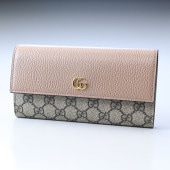 未使用級◆GUCCI 長財布 キルティング GGマーモント ベージュ GUCCI グッチ 長財布 レディース プチ マーモント GG 456116