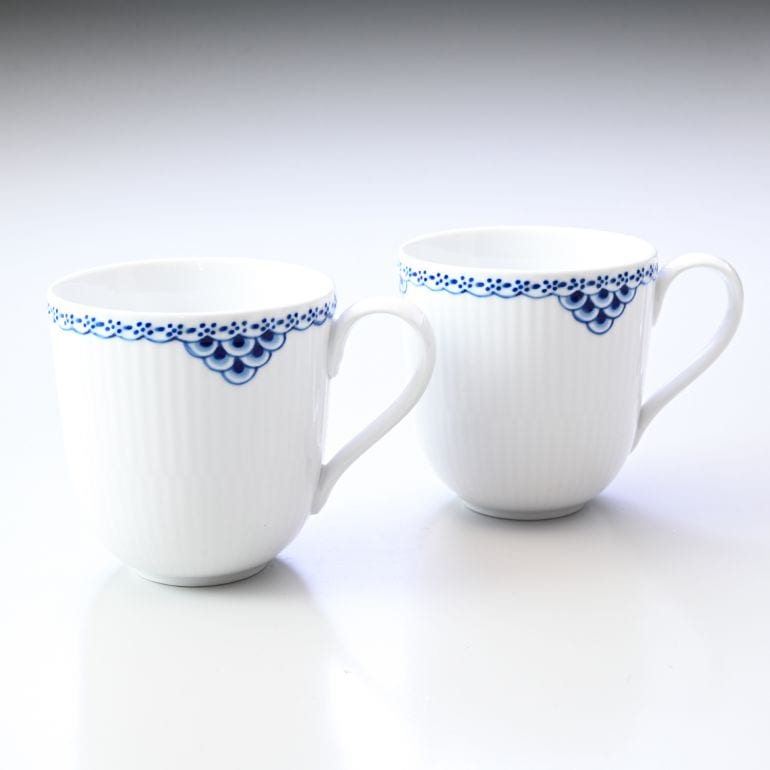 ロイヤルコペンハーゲン プリンセス マグカップ ペア 2個セット 1104932(1055289)  北欧食器 洋食器 名入れ可有料 【スペシャルラッピング660円(別売り)】