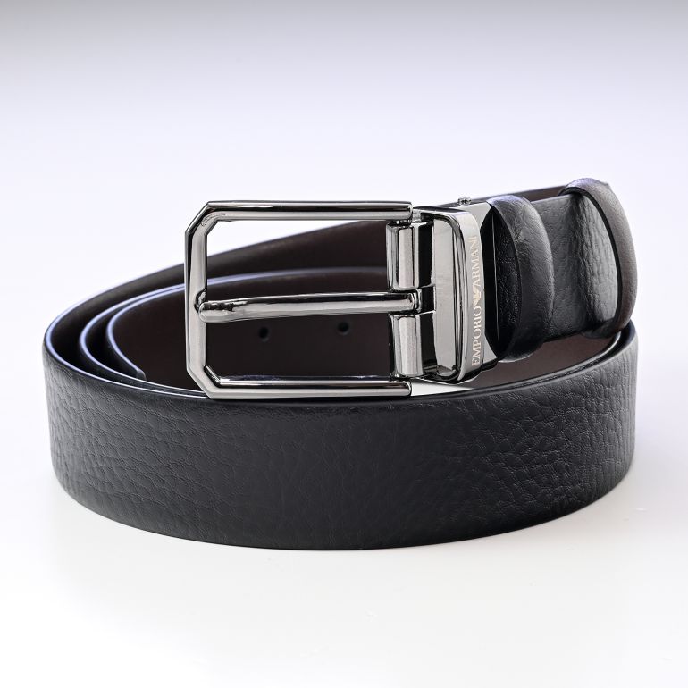エンポリオ アルマーニ EMPORIO ARMANI ベルト メンズ 幅3.5cm 