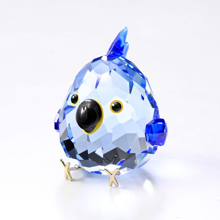スワロフスキー SWAROVSKI クリスタルフィギュア All you Need are Birds コンゴウインコ ブルー 5644815 インテリア オブジェ 置物【スペシャルラッピング660円(別売り)】