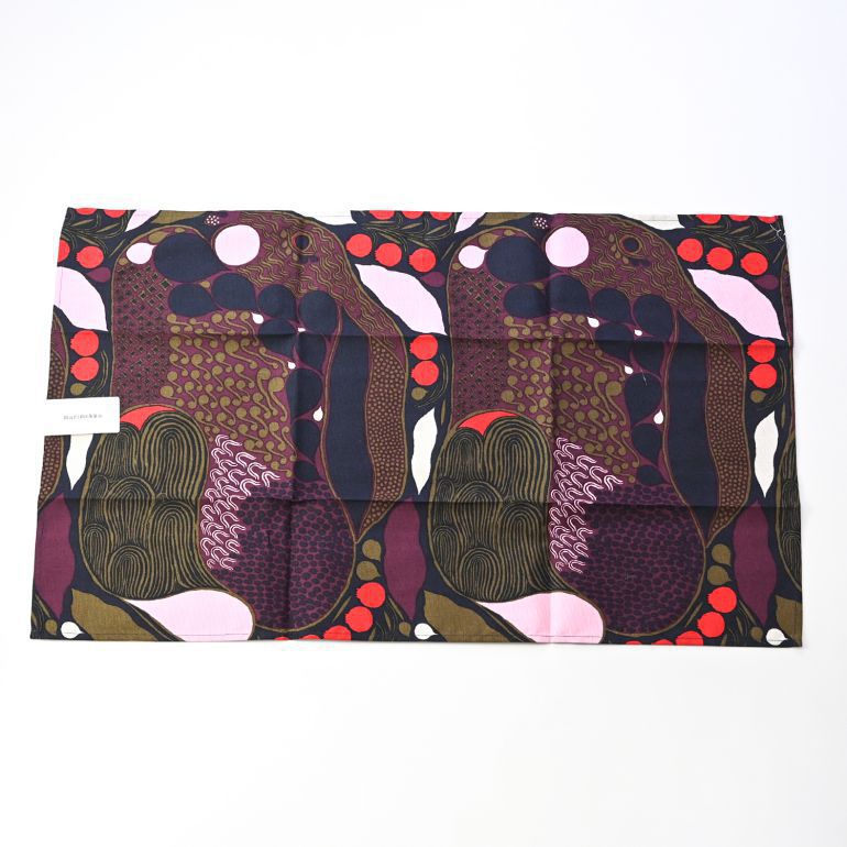マリメッコ marimekko タオル ティータオル キッチンタオル 70×42cm Pieni Rusakko ピエニ ルサッコ ブラウン×ピンク 071970 530 北欧雑貨 北欧デザイン クロネコゆうパケット限定 送料無料