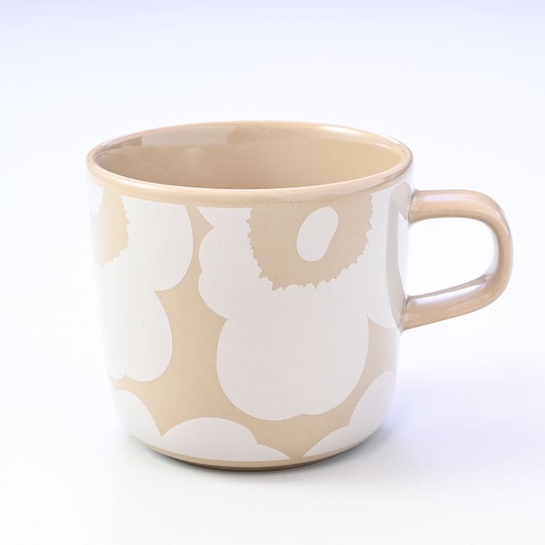 マリメッコ marimekko マグカップ コーヒーカップ 200ml 食器 Unikko ウニッコ テラ×ホワイト 072047 810 名入れ可有料 北欧食器 洋食器【スペシャルラッピングB対応(別売り)】