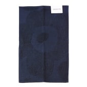 マリメッコ marimekko タオル ゲストタオル フェイスタオル 50×30cm UNIKKO ウニッコ ダークブルー 072212 500 名入れ 刺しゅう可有料 北欧雑貨 北欧デザイン 【スペシャルラッピングB対応(別売り)】