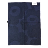 マリメッコ marimekko タオル ゲストタオル フェイスタオル 70×50cm UNIKKO ウニッコ ダークブルー 072213 500 名入れ 刺しゅう可有料 北欧雑貨 北欧デザイン|タオル