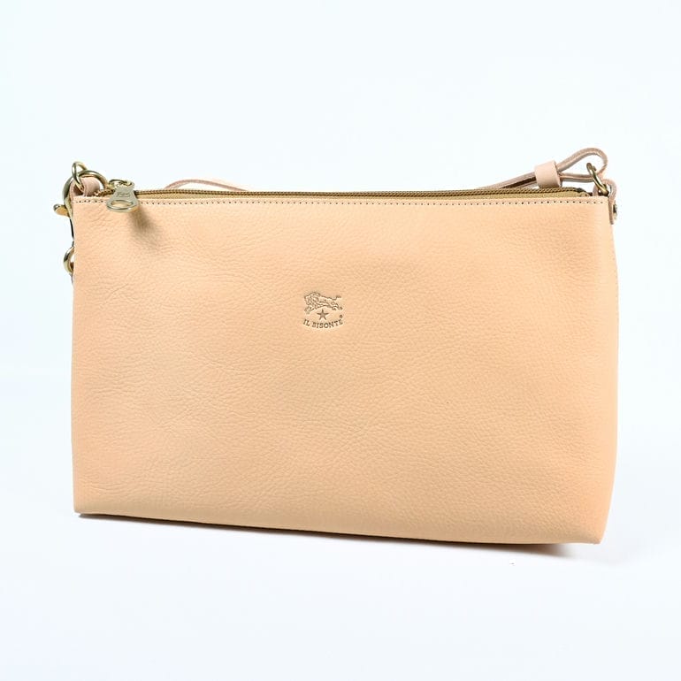 イルビゾンテ IL BISONTE ショルダーバッグ レディース クロスショルダー バケッタレザー ナチュラル ヌメ A2941EP 120 BSH092PVX001NA158B