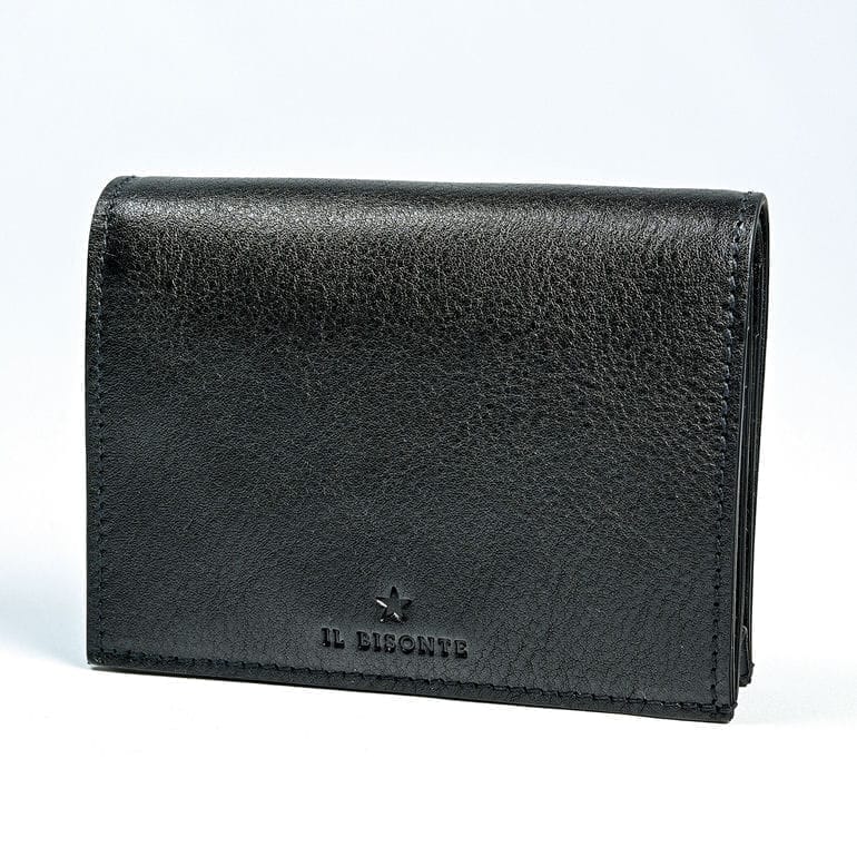 イルビゾンテ IL BISONTE 財布 二つ折り財布 メンズ レディース オリヴェータ OLIVETA ネロ ブラック SSW014PV0001BK238B【スペシャルラッピング660円(別売り)】