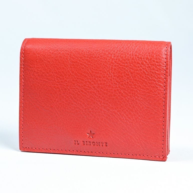 イルビゾンテ IL BISONTE 財布 二つ折り財布 メンズ レディース オリヴェータ OLIVETA ブライトレッド SSW014PV0001RE327B【スペシャルラッピング660円(別売り)】