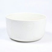 【名入れ可有料】マリメッコ marimekko ボウル 12.5cm 500ml 深鉢 Oiva Unikko ウニッコ ナチュラルホワイト×ホワイト 072591 100 北欧食器 洋食器【スペシャ