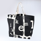 マリメッコ marimekko トートバッグ Carrier Big Marimerkki キャリア ビッグ マリマルキ レディース ブラック×ホワイト 92249 092249 910 母の日 北欧