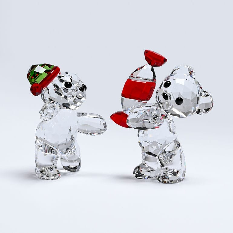 スワロフスキー SWAROVSKI クリスタルフィギュア KRISベア ホリデイ Holiday 5652642 インテリア オブジェ 置物 クリスマス【スペシャルラッピング660円(別売り)】