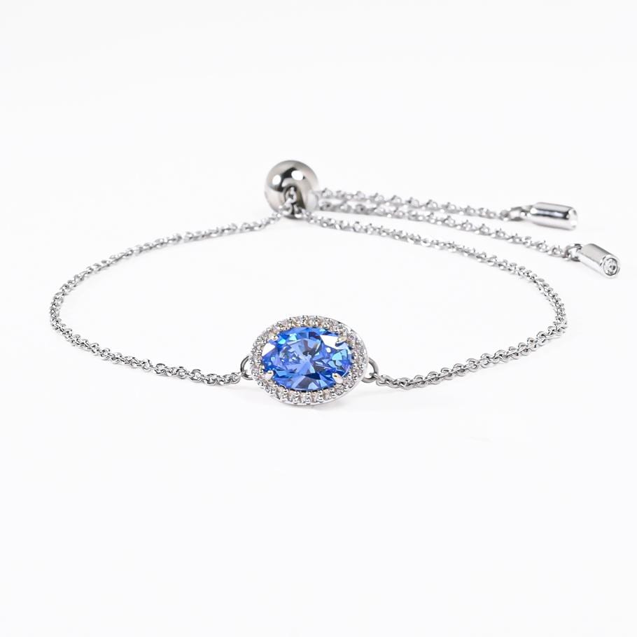 スワロフスキー SWAROVSKI ブレスレット Constella コンステラ レディース オーバルカット ブルー 5671895 バングル ジュエリー【スペシャルラッピング660円(別売り)】