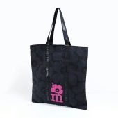 マリメッコ marimekko トートバッグ Carrier Midi Unikko キャリア ミディ ウニッコ レディース ブラック×ショッキングピンク 92480 092480 992 北欧雑貨 