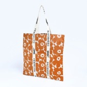 マリメッコ marimekko トートバッグ Carrier Midi Unikko キャリア ミディ ウニッコ レディース ブラウン×ベージュ 92458 092458 878 北欧雑貨 北欧デザイ