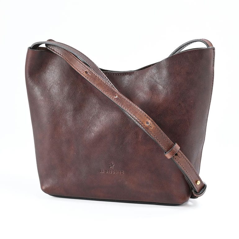 イルビゾンテ IL BISONTE ショルダーバッグ レディース クロスボディ ダークブラウン BCR337PO0001BW508B レザー