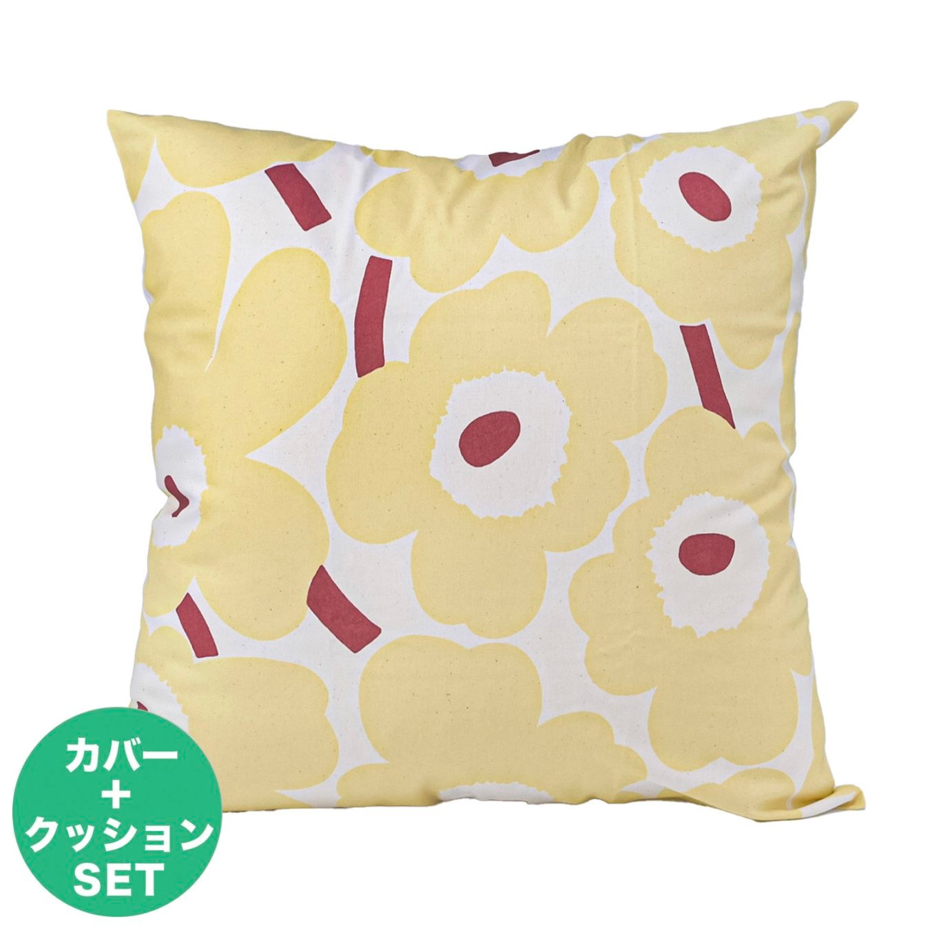マリメッコ　ウニッコ柄　クッションカバー　2枚セット マリメッコ marimekko クッションカバー ヌードクッション セット