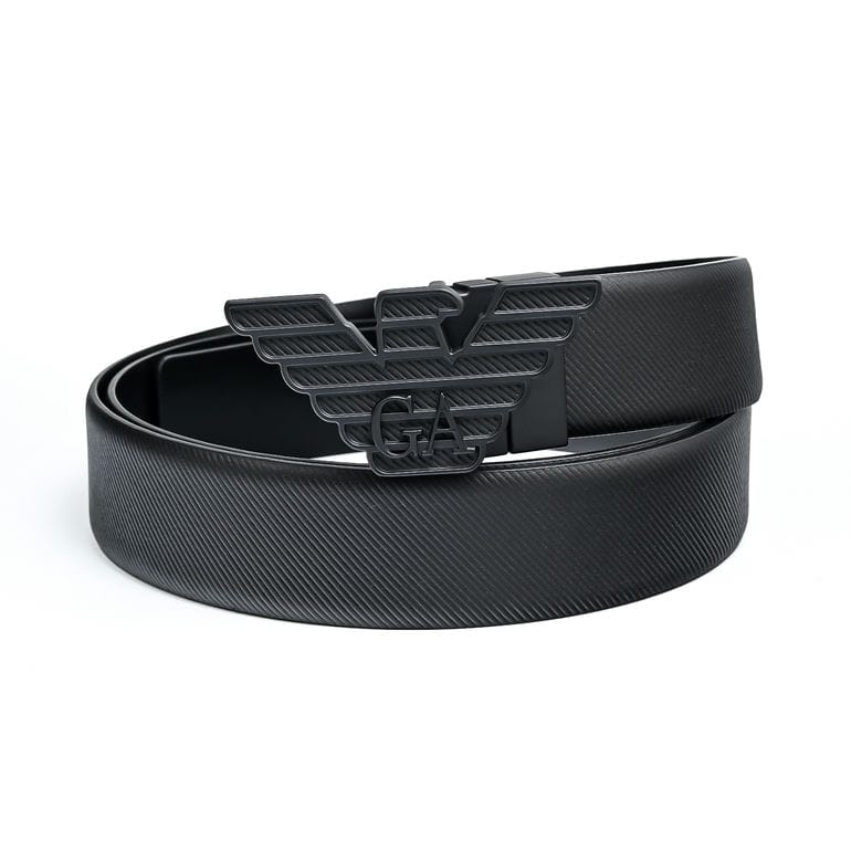 エンポリオ アルマーニ EMPORIO ARMANI ベルト 幅3.5cm メンズ イーグルバックル ブラック ストリンガシステム対応 リバーシブル Y4S642 YQ48K 81386【スペシャルラッピング660円(別売り)】