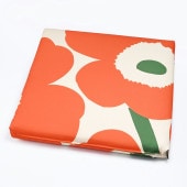 マリメッコ marimekko 座布団 シートクッション 40×40cm ポピー オレンジ×ベージュ 73133 073133 286 北欧雑貨 北欧デザイン|布団・枕・クッションカバー|アイテムリス