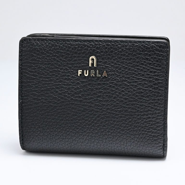 【箔押し名入れ可有料】 フルラ FURLA 二つ折り財布 CAMELIA カメリア レディース コンパクト NERO ブラック WP00307 HSF000 060001007 折財布 ウォレット 【スペシャルラッピング660円(別売り)】