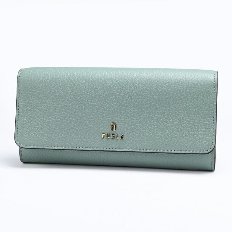 【箔押し名入れ可有料】 フルラ FURLA 長財布 CAMELIA カメリア レディース コンチネンタル MINERAL GREEN グリーン WP00317 HSF000 1996S1007 ウォレット 【スペシャルラッピング660円(別売り)】