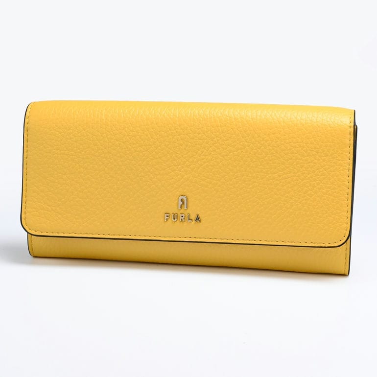 【箔押し名入れ可有料】 フルラ FURLA 長財布 CAMELIA カメリア レディース コンチネンタル NETTARE イエロー WP00317 HSF000 NTT001007 ウォレット 【スペシャルラッピング660円(別売り)】