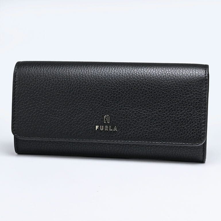 【箔押し名入れ可有料】 フルラ FURLA 長財布 CAMELIA カメリア レディース コンチネンタル NERO ブラック WP00317 HSF000 O60001007 ウォレット 箔押し 純正紙袋・リボン付属 【スペシャルラッピング660円(別売り)】