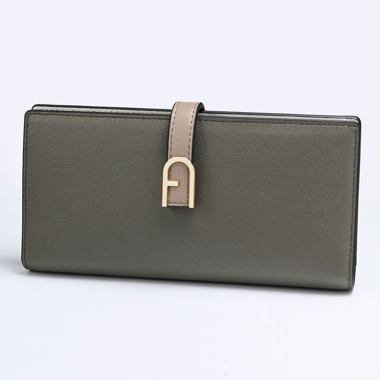 【箔押し名入れ可有料】 フルラ FURLA 長財布 FLOW フロウ レディース コンチネンタル SAGE GREIGE MARSHMALLOW グリーン系 WP00402 BX2725 2839S1007 ウォレット 【スペシャルラッピング660円(別売り)】