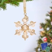 スワロフスキー 　2001年限定　クリスマス オーナメント　箱付き スワロフスキー 2001年限定 クリスマス オーナメント 箱付き