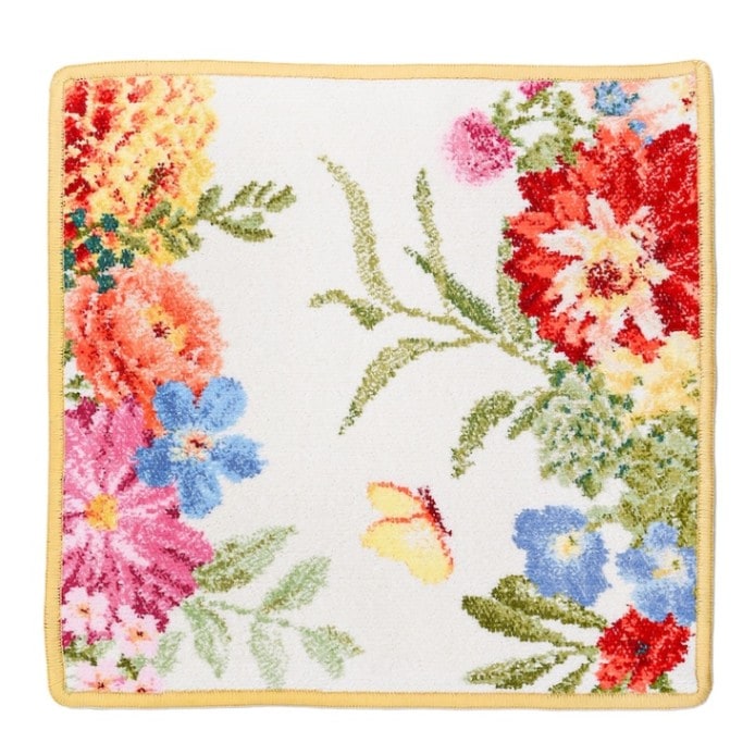 フェイラー FEILER ハンカチ ハンドタオル レディース サマーデイ イエロー 30cm×30cm 刺しゅう名入れ可有料 名入れギフト ネコポス限定 送料無料<br>【スペシャルラッピング660円(別売り)】