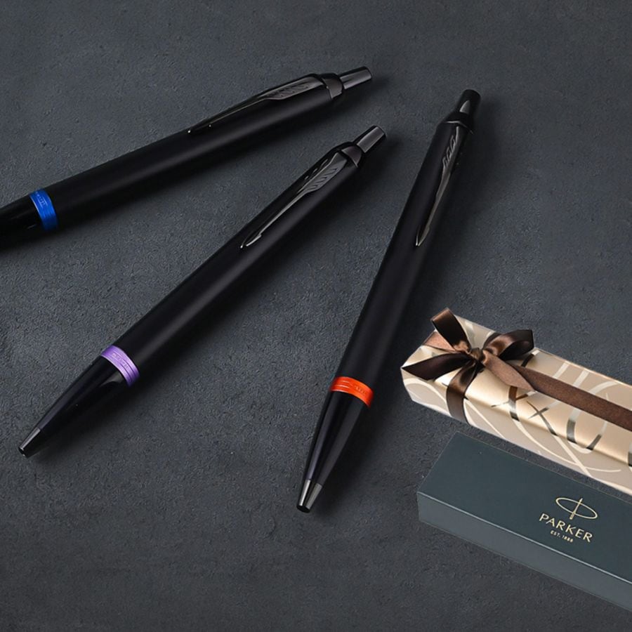 【名入れ無料】 【スペシャルラッピング付】 パーカー PARKER ボールペン IM ヴァイブラントリング 全3色 純正ボックス無料 包装紙23種類から選べる 純正箱 即日発送 ペン 筆記具 メンズ レディース