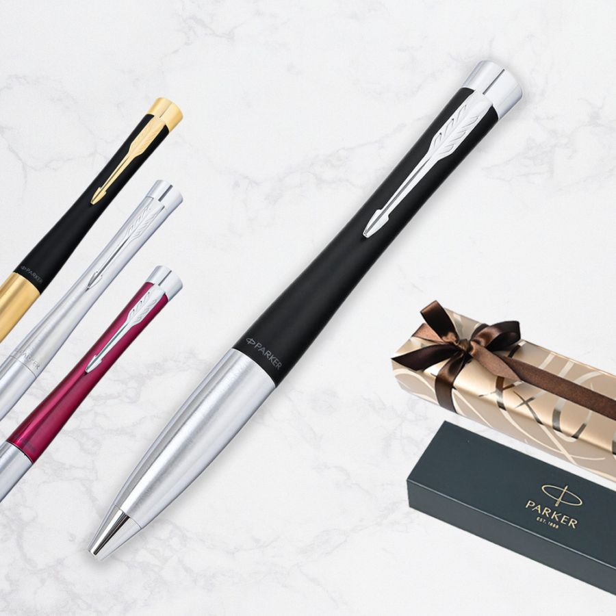【名入れ無料】 【スペシャルラッピング付】 パーカー ボールペン アーバン 全4色 純正ボックス無料 包装紙23種類から選べる 純正箱 即日発送 ペン 筆記具 メンズ レディース