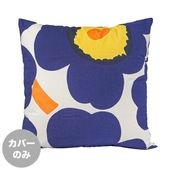 マリメッコ marimekko クッションカバー 60周年記念 50×50cm ピエ二 ウニッコ ダークブルー 73154 073154 583 ヌードクッション別売り 北欧雑貨 北欧デザイン  クロ