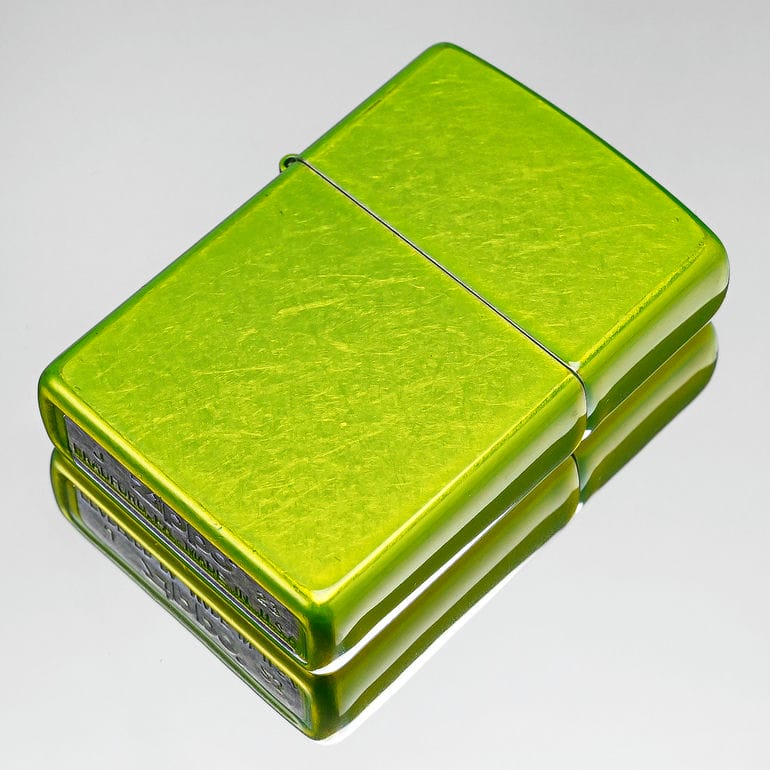 ZIPPO ジッポー ライター ジッポ Lurid グリーン 24513 喫煙具 煙草 名入れ可有料<br>クロネコゆうパケット限定