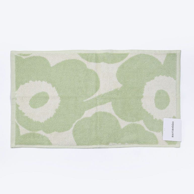 【刺しゅう名入れ可有料】マリメッコ marimekko ゲストタオル 50×30cm フェイスタオル ウニッコ VIERASPYYHE グリーン 73523 073523 160 北欧雑貨 北欧デザイン  ネコポス限定 送料無料<br>【スペシャルラッピング660円(別売り)】