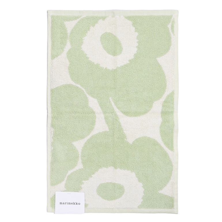 【刺しゅう名入れ可有料】マリメッコ marimekko ゲストタオル 50×30cm フェイスタオル ウニッコ VIERASPYYHE グリーン 73523 073523 160 北欧雑貨 北欧デザイン  ネコポス限定 送料無料<br>【スペシャルラッピング660円(別売り)】