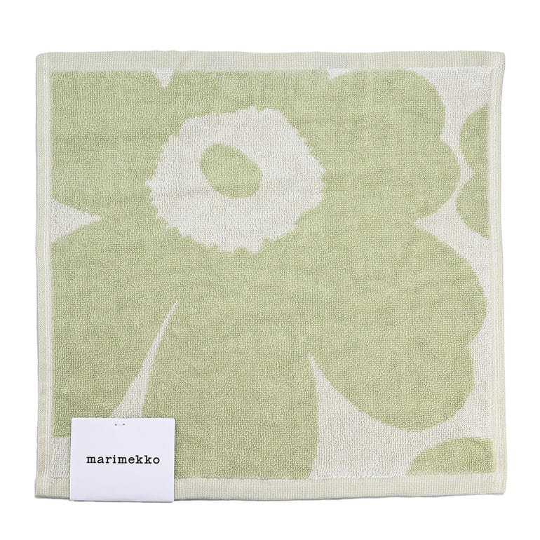 【刺しゅう名入れ可有料】マリメッコ marimekko ハンドタオル 30cm ミニタオル ハンカチ ウニッコ MINIPYYHE グリーン 73524 073524 160 北欧雑貨 北欧デザイン 【スペシャルラッピング660円(別売り)】