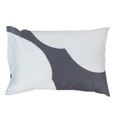 マリメッコ marimekko ピローケース 枕カバー 50×70cm イソ ウニッコ ブラック ベージュ 73496 073496 910 北欧雑貨  クロネコゆうパケット限定 送料無料 【スペシャ