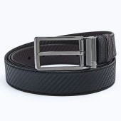 DUNHILL ダンヒル CHASSIS シャーシ ベルト 本革レザー カーボン DUNHILL ダンヒル CHASSIS シャーシ ベルト 本革レザー カーボン