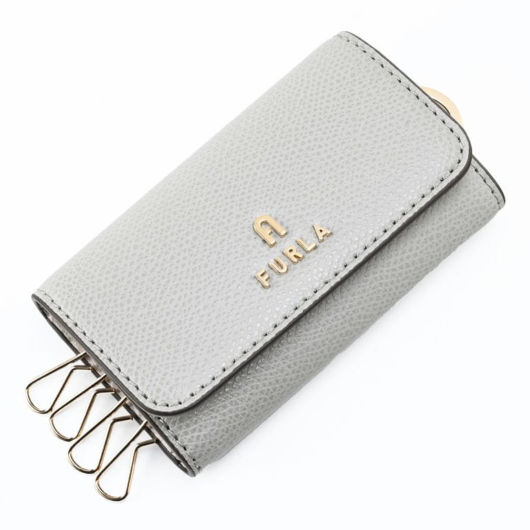 【名入れ可有料】フルラ FURLA キーケース CAMELIA カメリア レディース ライトグレー WR00436 ARE000 3402S 純正紙袋・リボン付属 【スペシャルラッピング660円(別売り)】