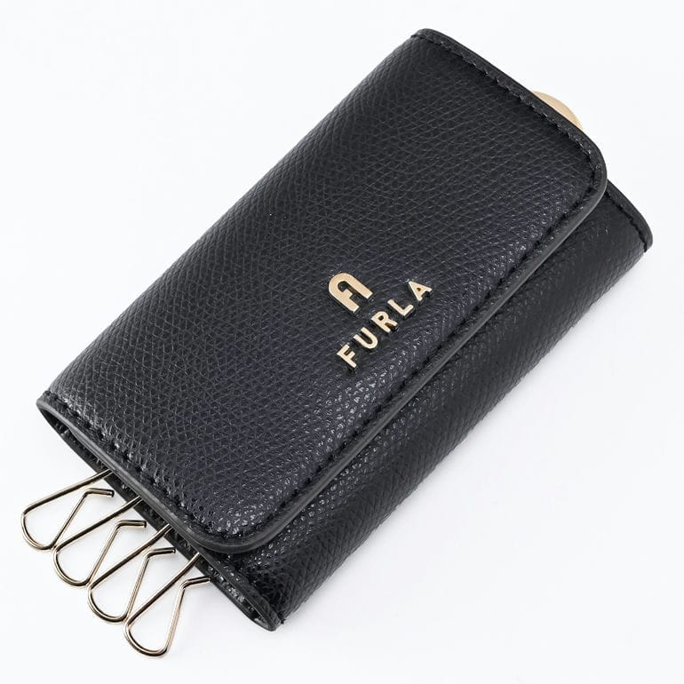 【名入れ可有料】フルラ FURLA キーケース CAMELIA カメリア レディース ブラック WR00436 ARE000 O6000 純正紙袋・リボン付属 【スペシャルラッピング660円(別売り)】