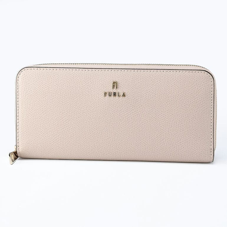 フルラ FURLA 長財布 ラウンドファスナー CAMELIA カメリア ジップアラウンド レディース ピンクベージュ WP00313 ARE000 B4L00 ウォレット 【スペシャルラッピング660円(別売り)】