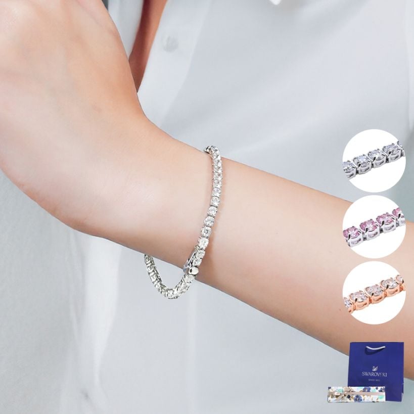 スワロフスキー ネックレス ブレスレット 2点セット SWAROVSKI スワロフスキー ネックレス ブレスレット 2点セット